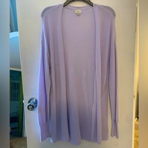 Lavender Knit Cardigan
